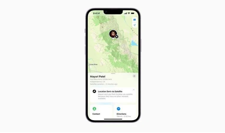 珠晖苹果14维修分享iPhone14系列中 FindMy功能通过卫星分享位置方法教程 