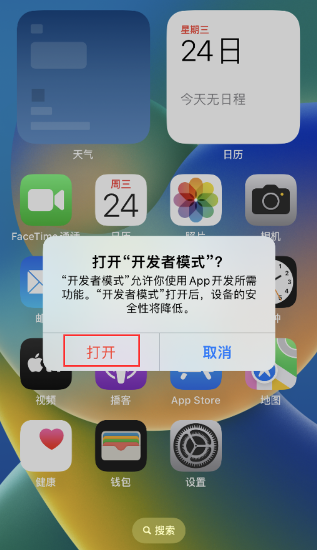 珠晖苹果手机维修分享如何打开开发者模式 