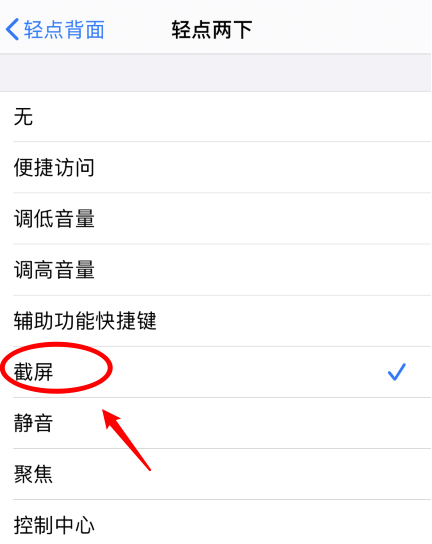 珠晖苹果手机维修分享iPhone12如何启用双击截屏 
